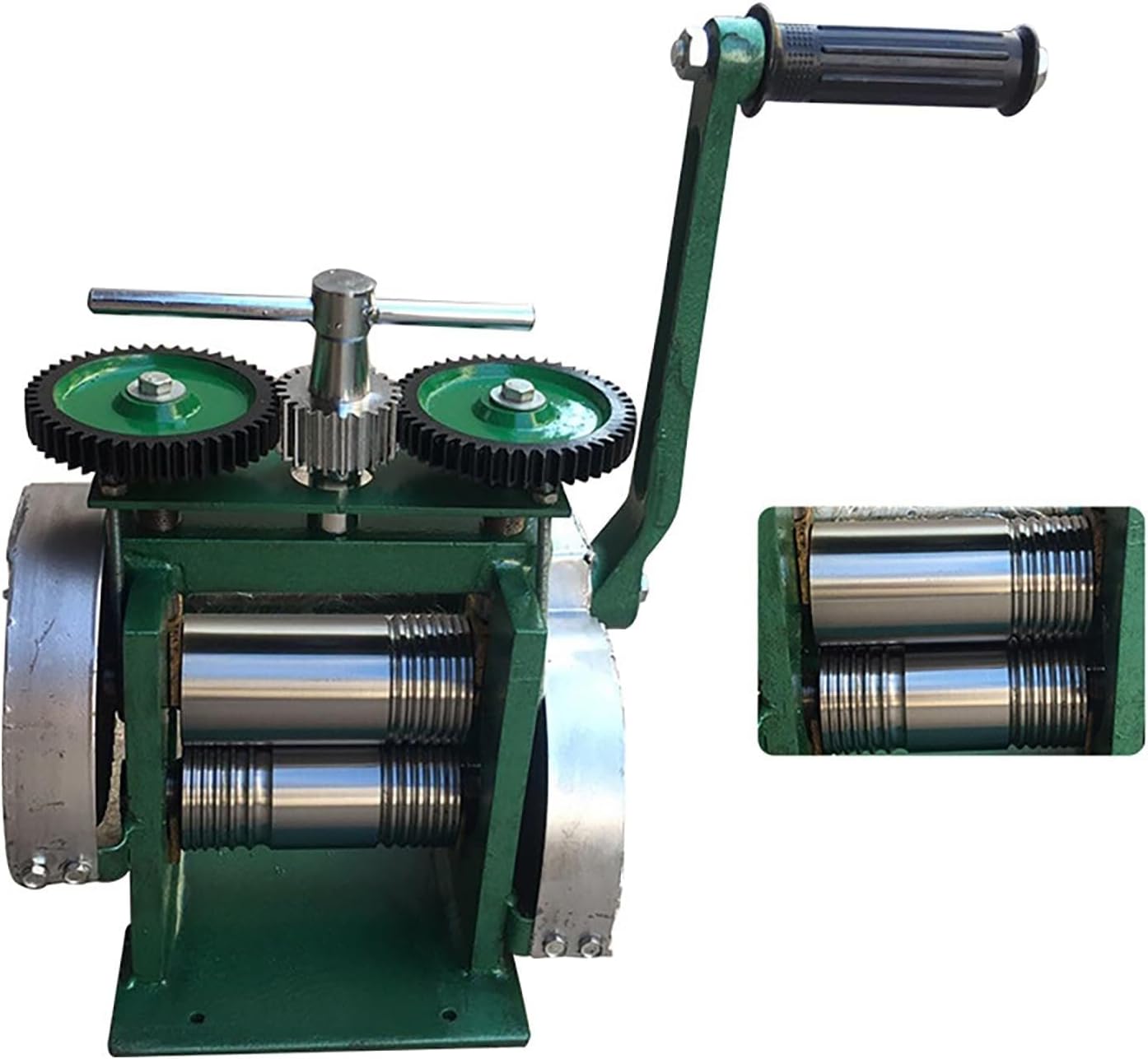 圧延機 打錠機 彫金ローラー プレス工具 半円形 手動式 金属加工用